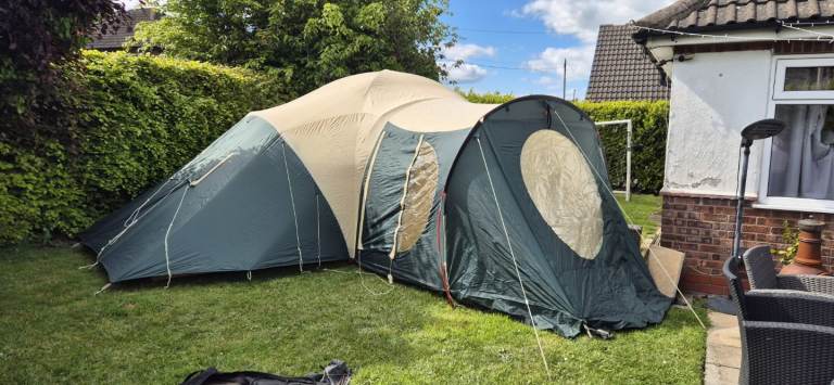 Huge family tent and camping gear