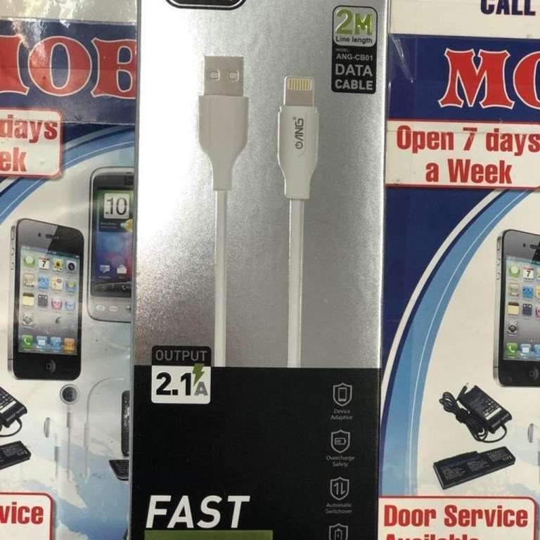 Lightining to Usb 2meter fast Charging Cable