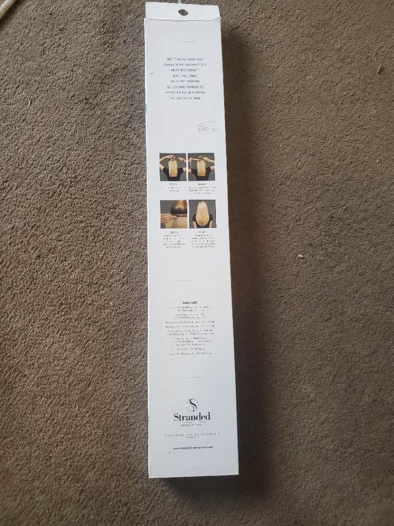 Hair extensions heat resistant by Stranded