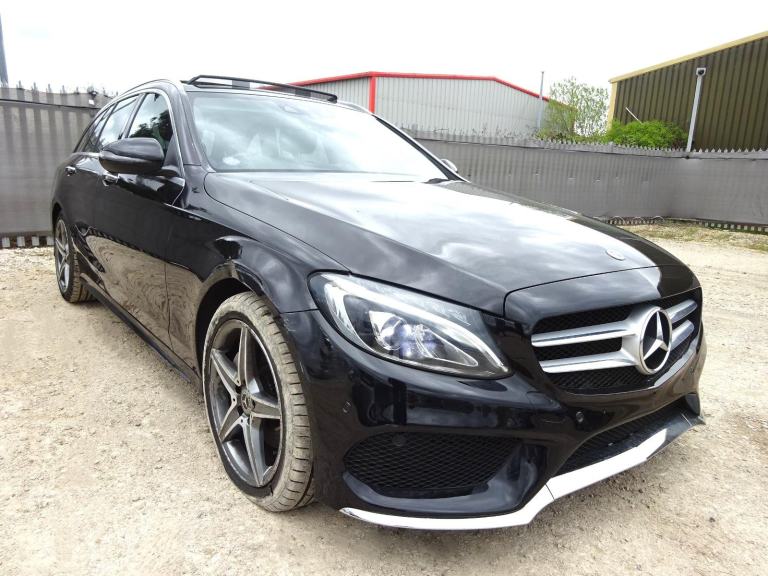 2018 68 REG MERCEDES BENZ C CLASS C200 AMG LINE PREMIUM AUTO DAMAGED SALVAGE