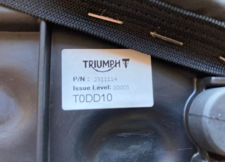 Triumph Speed Twin 1200 seat