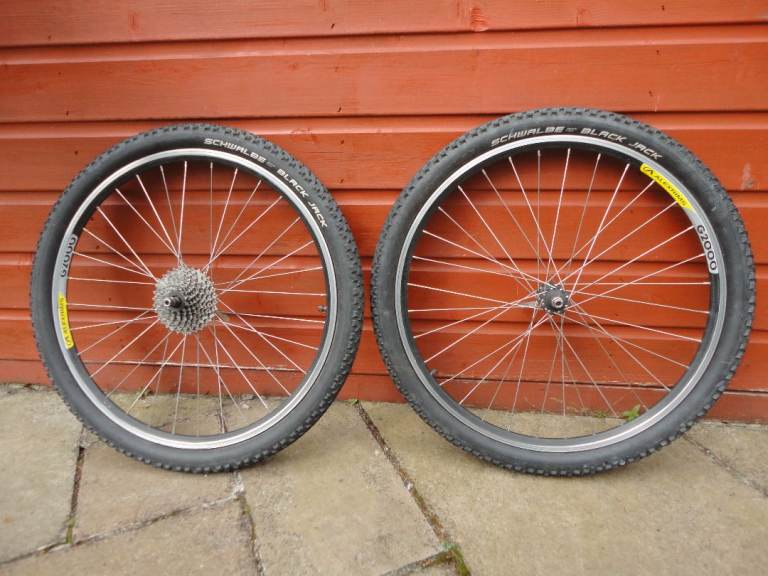 ALEXRIMS G2000 26 inch bike wheel set with 9 speed cassette DOUBLE WALL 