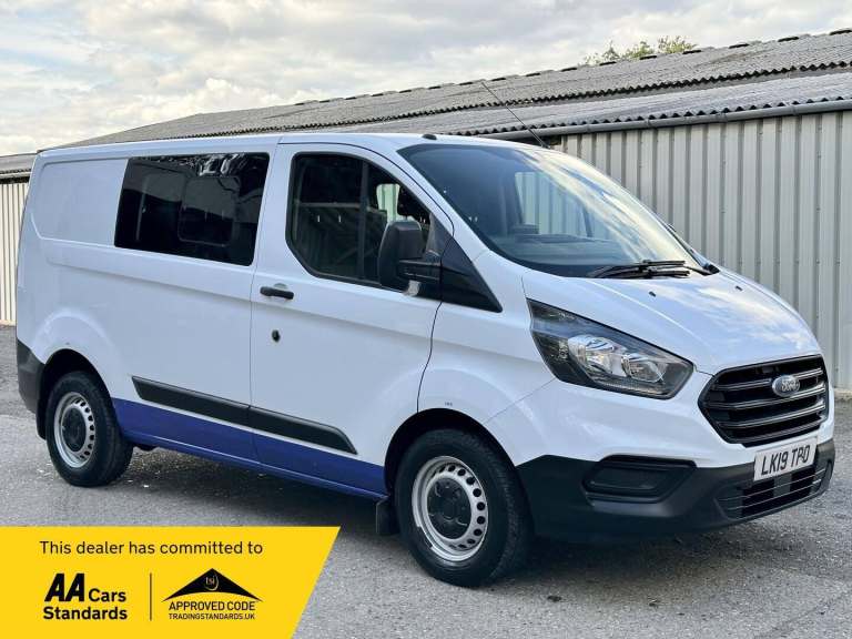 2019 Ford Transit Custom 2.0 320 EcoBlue Crew Van L1 H1 Euro 6 5dr (6 Seat) PANEL VAN Diesel Manual