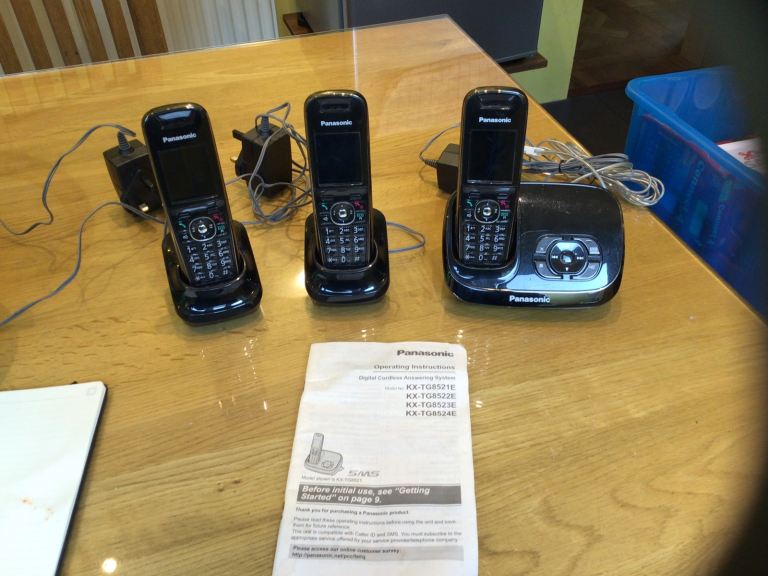 Panasonic Triple Digital Cordless Phone and Answering System