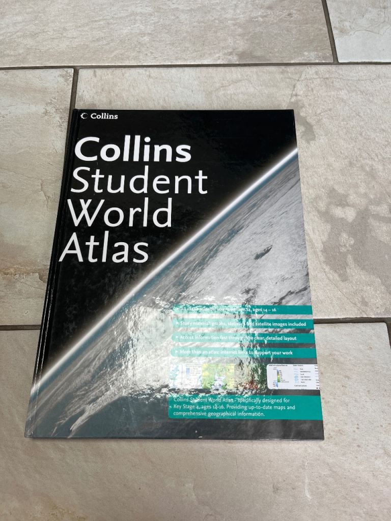 Collins Student World Atlas – Good Condition
