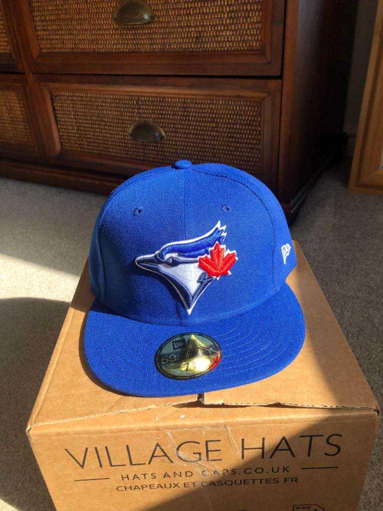 New Era 59FIFTY Toronto Blue Jays Baseball Cap - On Field AC Perf Blue (7 3/8)