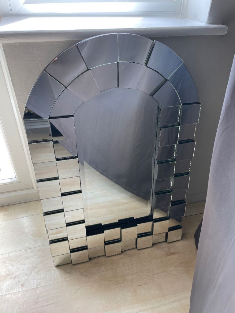 Mirror, large 3ft by 2 ft decorative arched 