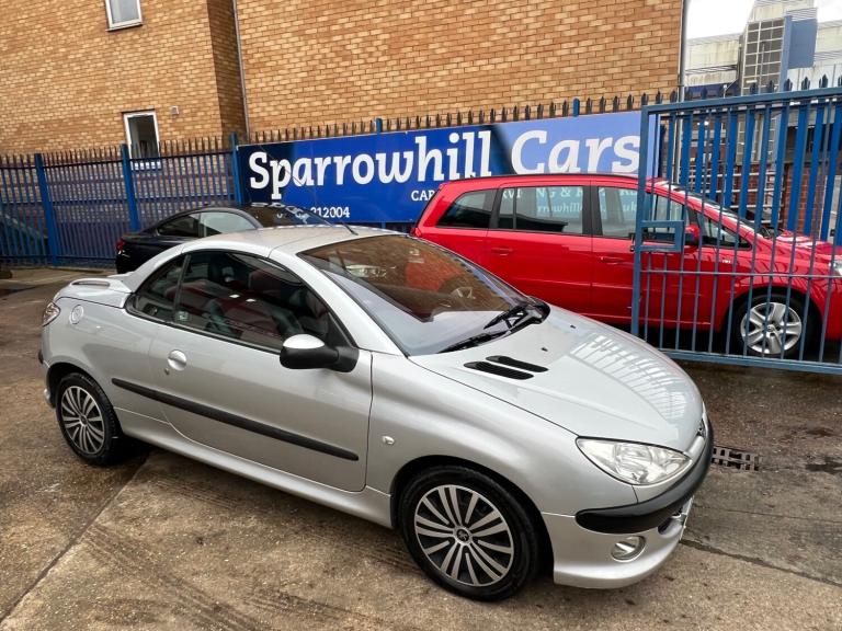 2003 Peugeot 206 1.6 Black 2dr Auto [AC] CONVERTIBLE Petrol Automatic