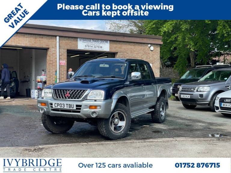 2003 03 MITSUBISHI L200 2.5 TD 4LIFE PICKUP 4DR DIESEL MANUAL (113 BHP) DIESEL