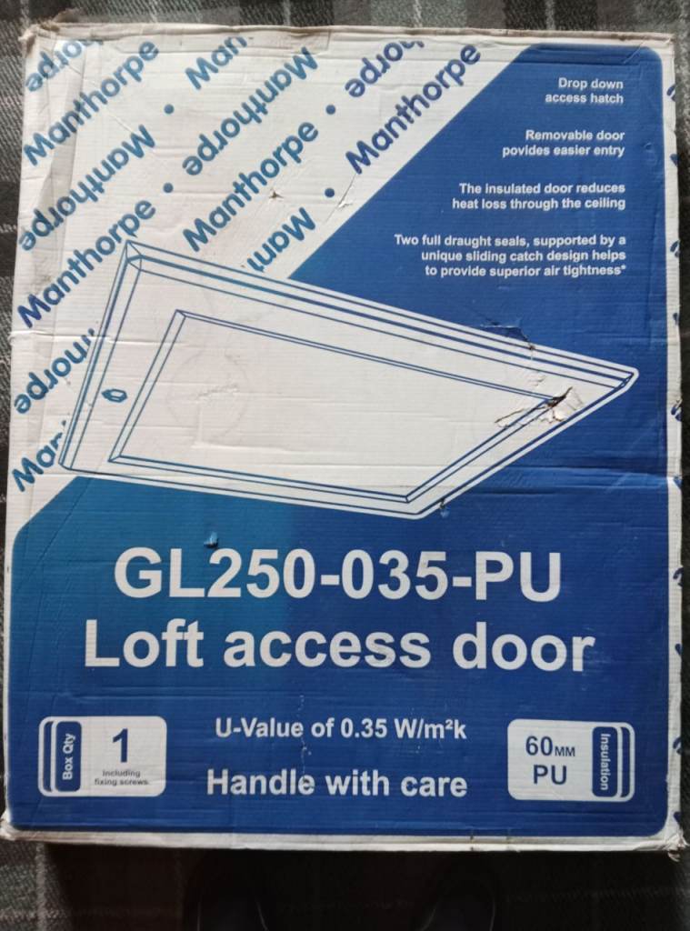 Manthorpe GL250-035-PU Loft Access Door – New, Unused