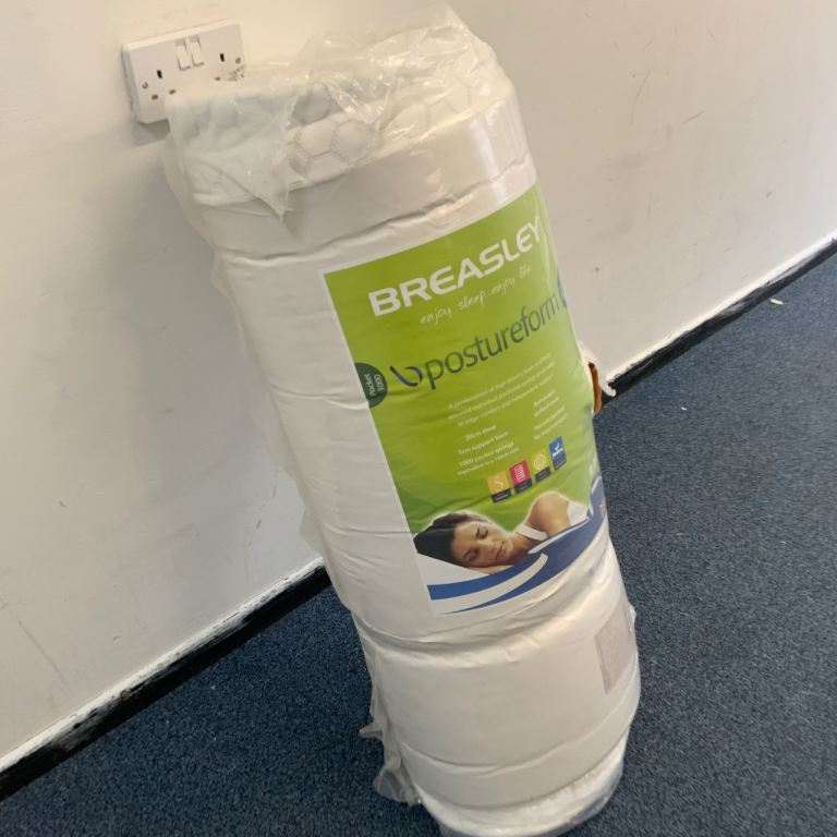 Breasley NEW Single Rolled Pocket Sprung Mattress