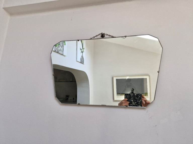 Vintage mirror unusual shape