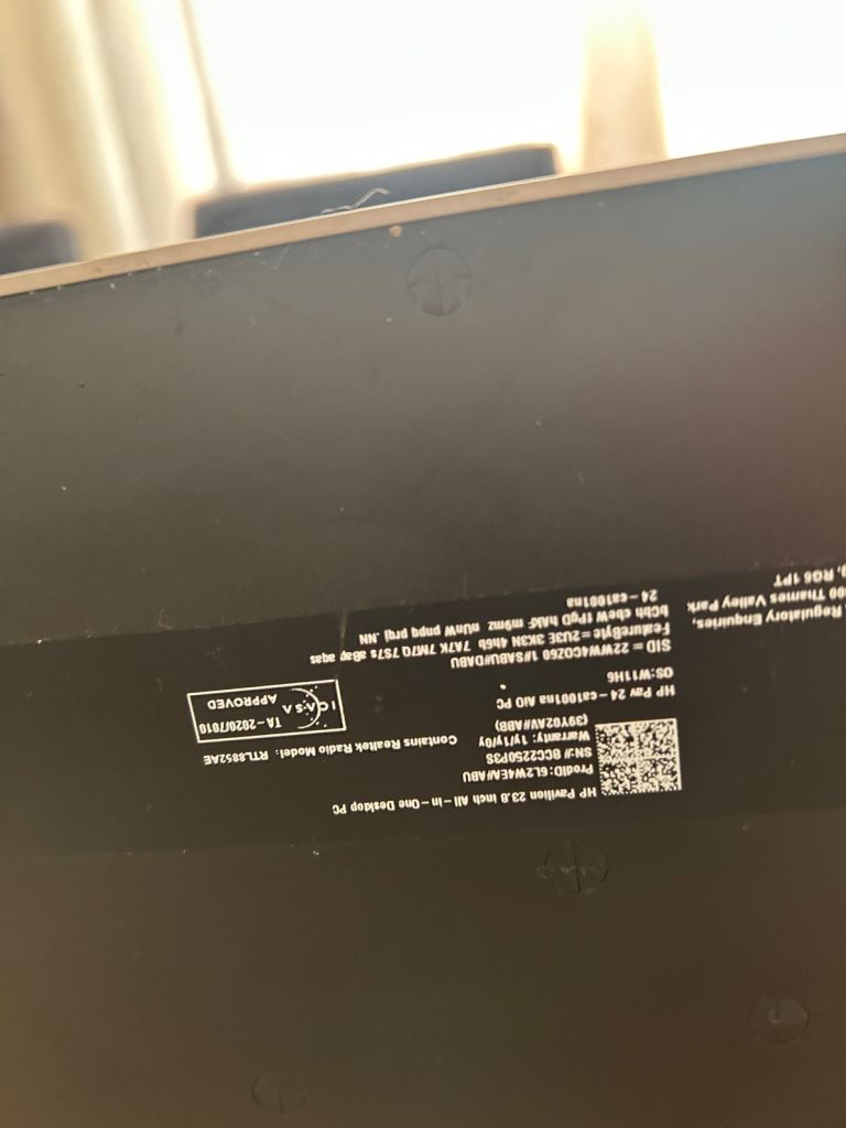 HP Pavillon all in one PC 