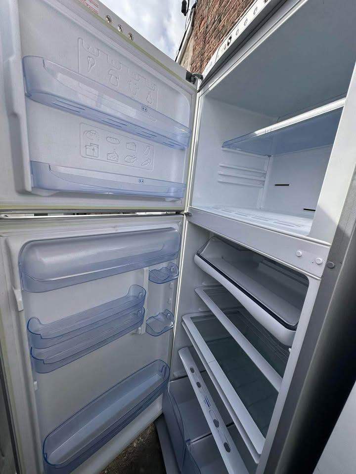 Grey Freestanding Fridge Freezer - Good Condition