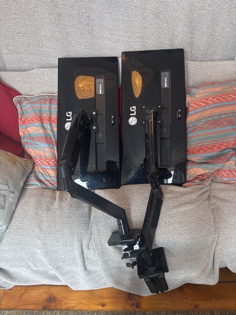 LG 29’ Monitor and Gas sprung monitor arm