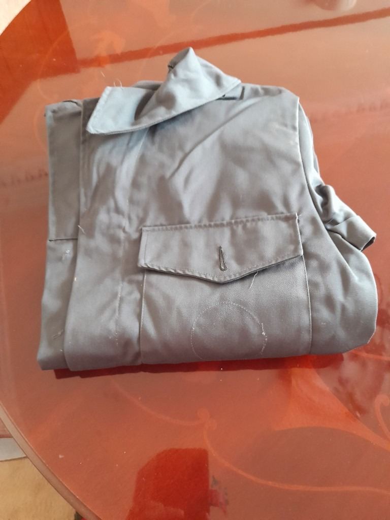 2 x NEW, UNUSED Grey Boiler Suits SIZE 38 inch REGULAR. Can Split