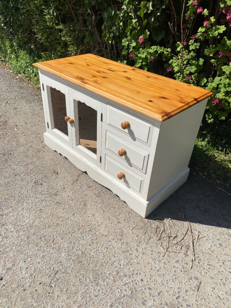 Solid Pine Storage Unit/Bench