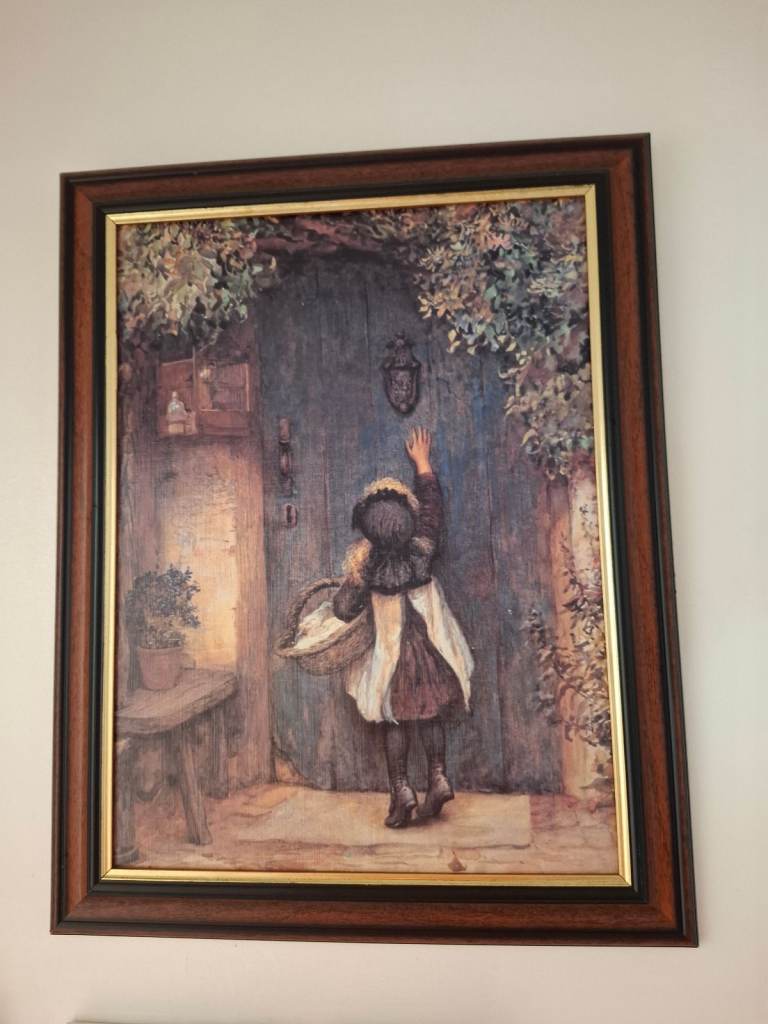 FRAMED PRINT OF " THE VISITOR"