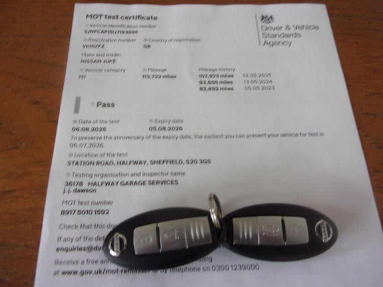 2016 Nissan Juke 1.5 dCi N-Connecta Euro 6 (s/s) 5dr HATCHBACK Diesel Manual