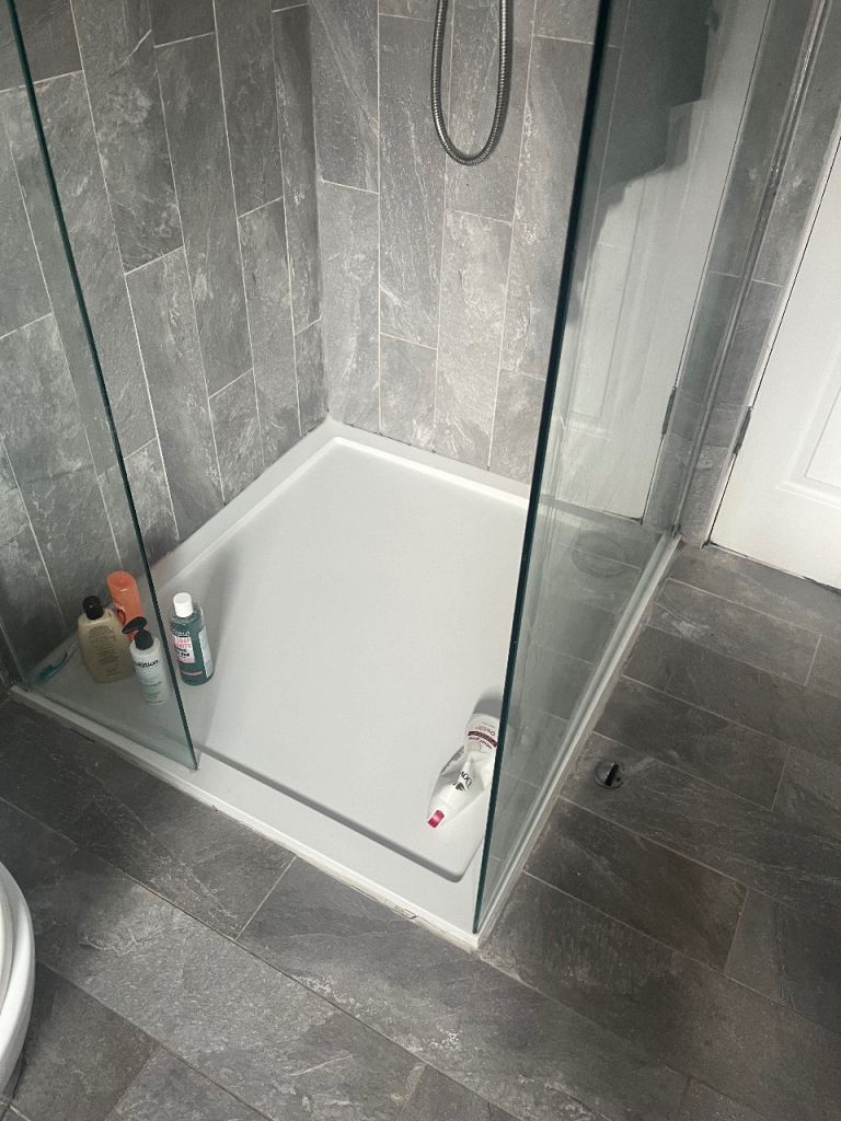Stone shower tray
