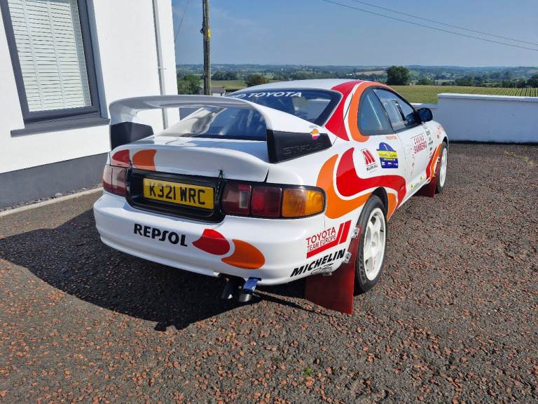 TOYOTA CELICA RALLY CAR (including rally spares package) 