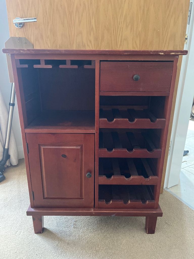 Wooden Wine Rack / Sideboard Cabinet - Good for Upcycling