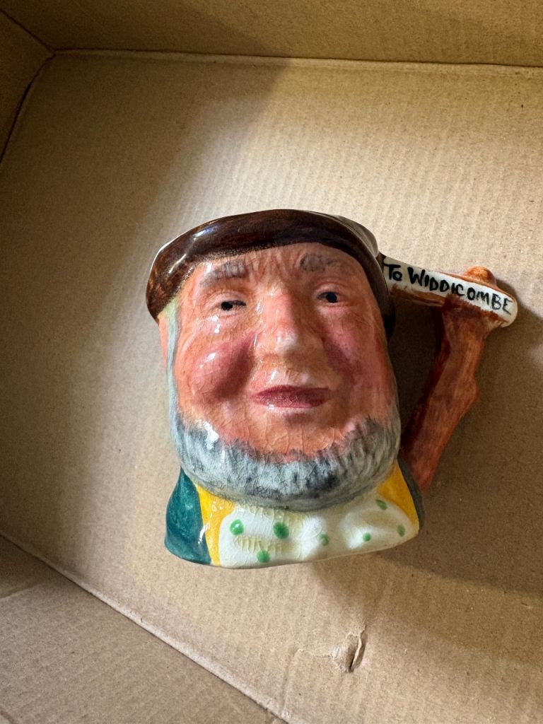 Vintage Lancaster Sandland Toby Jug - "To Widdicombe" Handpainted