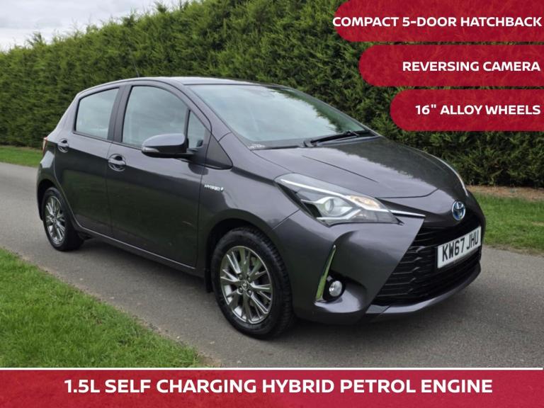 2018 Toyota Yaris 1.5 Hybrid Icon 5dr CVT HATCHBACK Petrol/Electric Hybrid Automatic