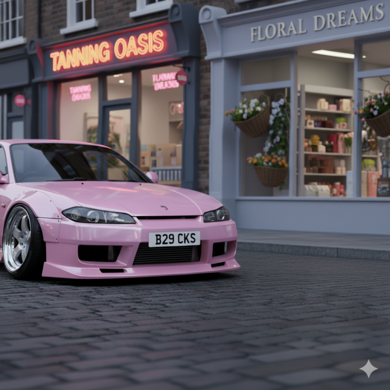 B29 CKS - BECKS / BLACKS / BRICKS - private car number plate