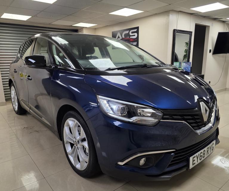 RENAULT SCENIC 1.3 Iconic TCe 140 MY18 Blue Manual Petrol WARRANTY 12 MONTHS MOT