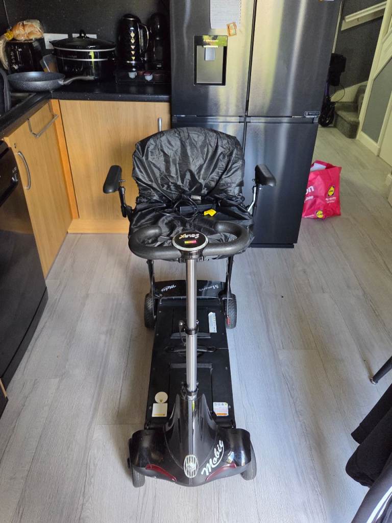 Mobie Portable Mobility Scooter - Black, Fair Condition