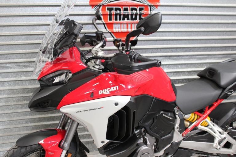 2021 21 DUCATI V4S MULTISTRADA RADAR FSH TRADE SALE RED &PANNIERS 26K V4 S 1158