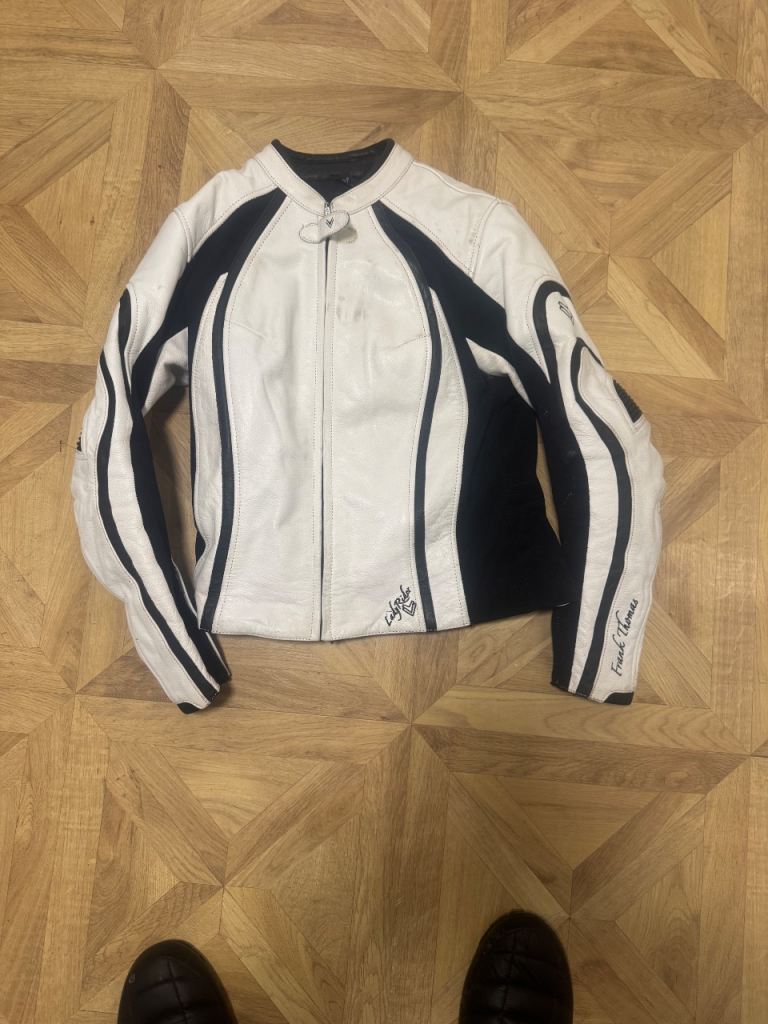 Frank Thomas lady’s two piece motorcycle suit 