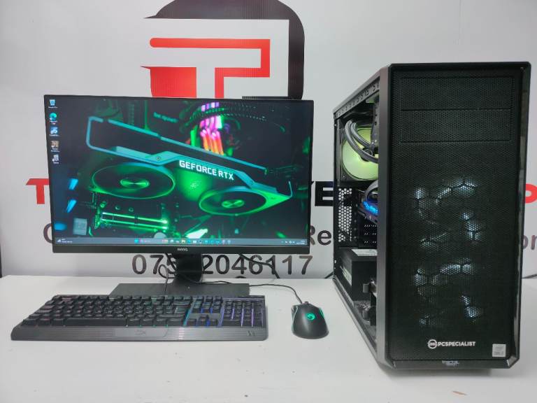 High Spec Gaming Computer PC Setup | RTX 3080 | 7TB Storage | i7 Processor