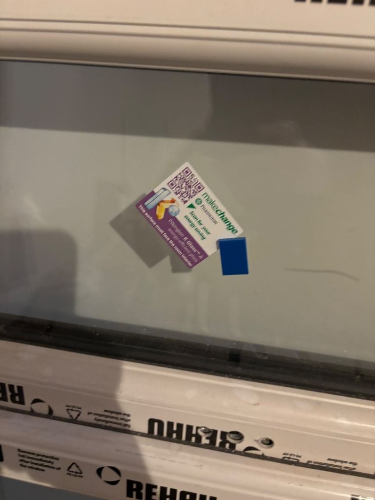 New double glazed window