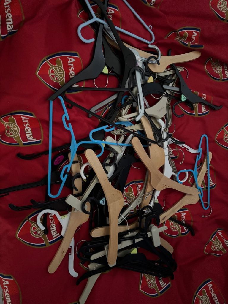 Mixed Lot of kiddy / small Clothes Hangers – Good Condition