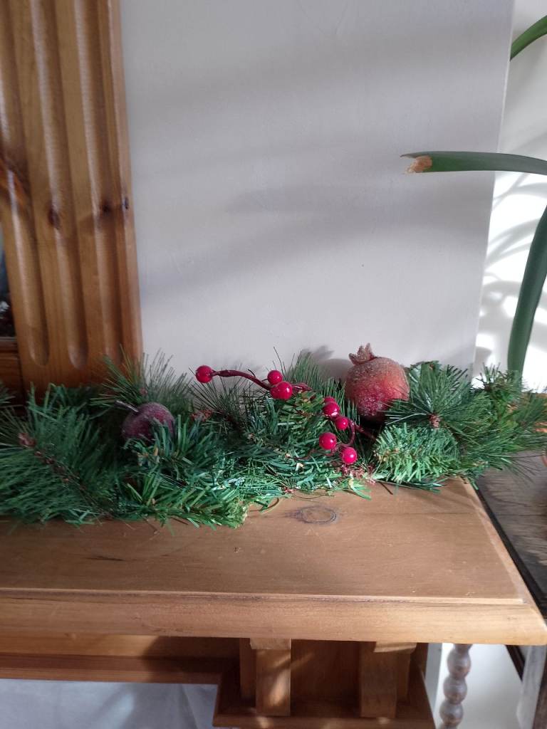 Christmas garlands x 2 (Sold as a pair or individually) £20 for both or £10 each.