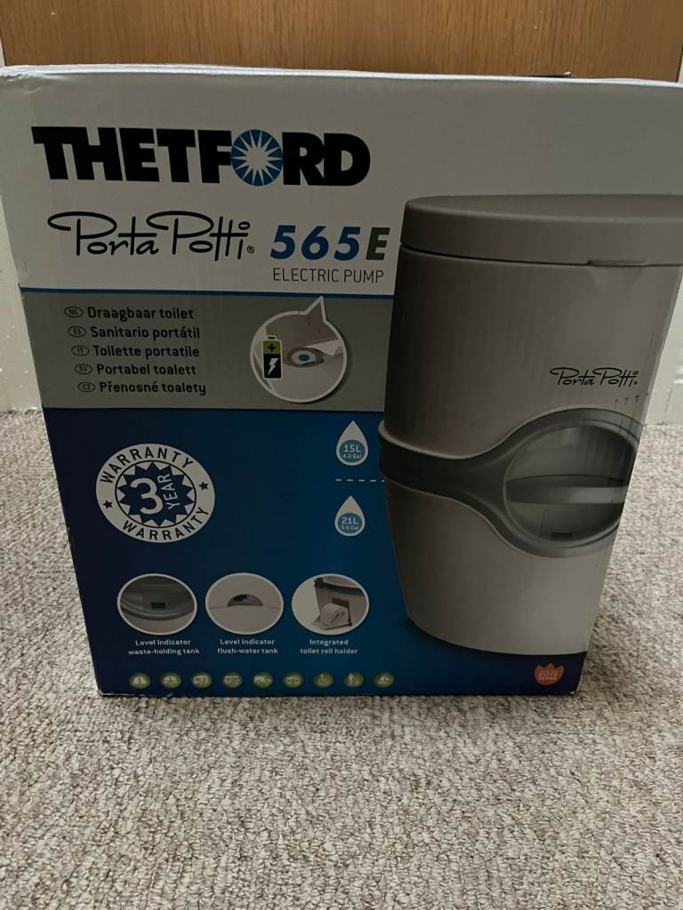 New electric portable toilet is for camping/downstair toilet 