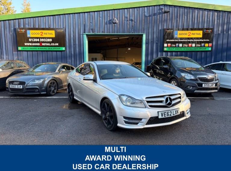 2012 Mercedes-Benz C Class 2.1 C220 CDI BlueEfficiency AMG Sport Coupe 2dr Diesel G-Tronic+ Euro ...