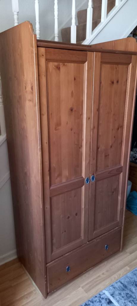 Children's Solid Pine Wardrobe (FREE Delivery Locally)