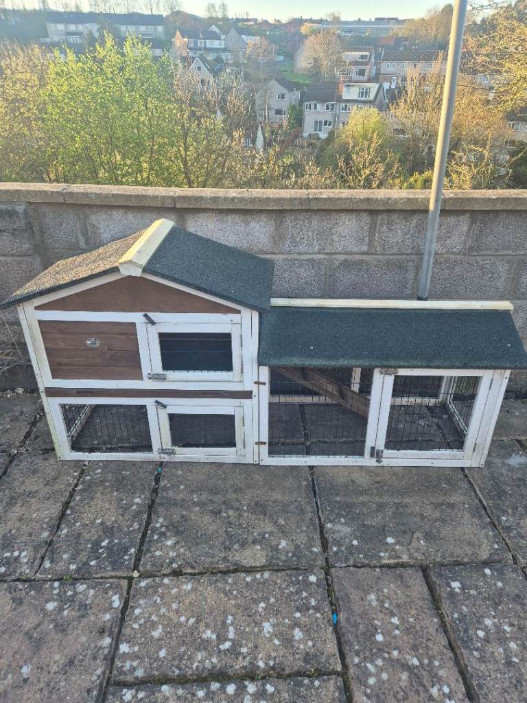 Animal Hutch With Built In Run