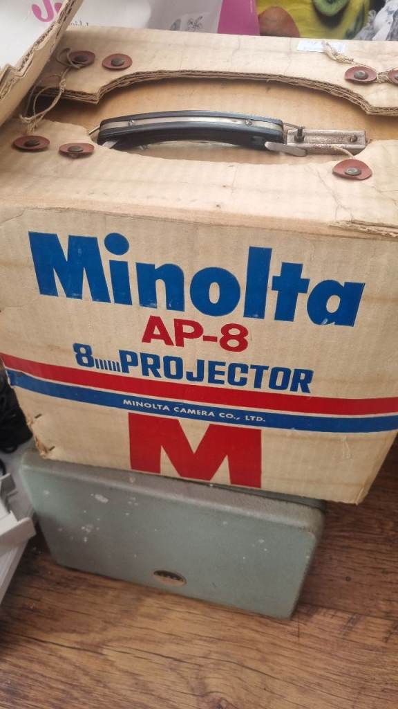 Minolta AP-8 8mm Projector – Vintage, Boxed Condition only £20