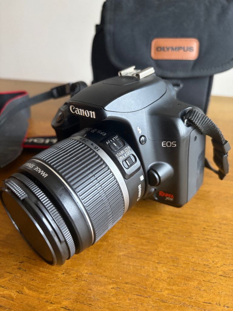 Canon Rebel XS with Canon EF-S 18-55mm f/3.5-5.6