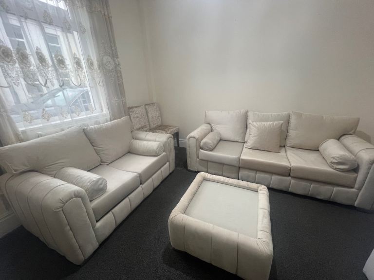 image for Sofa set with matching table 