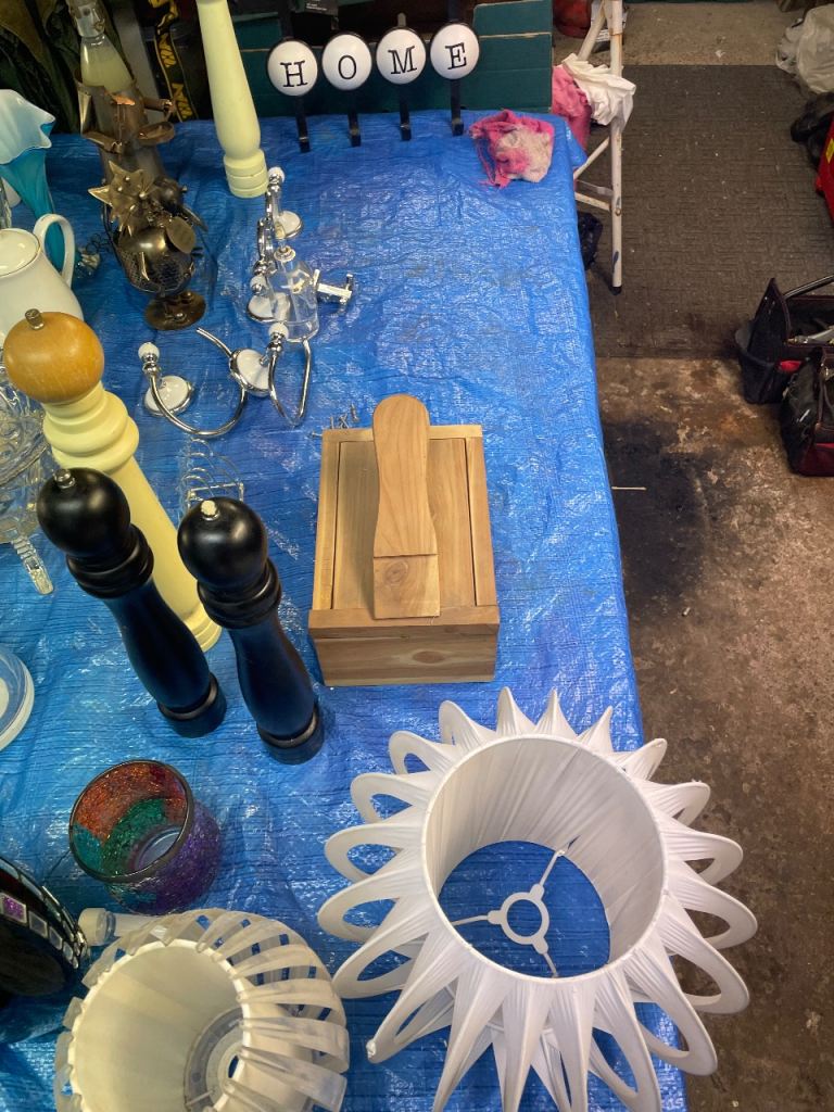 Various Home Decor Items - Vases, Bowls, Lampshades, Spice Grinders