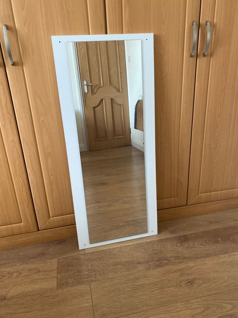 Full length Wall Mirror - white 