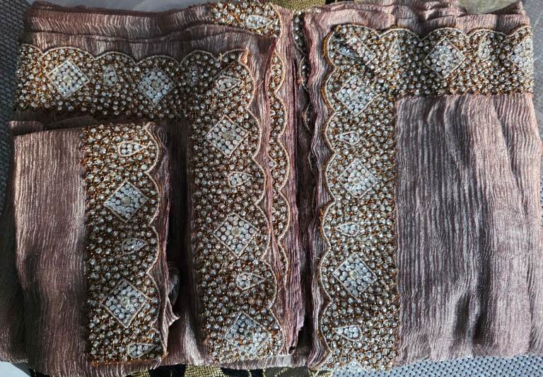 Beautiful Elegant Shimmer Saree