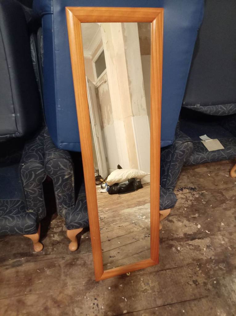 ARG Full-Length Wooden Framed Mirror – Good Condition