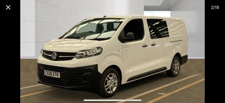 2020 Vauxhall Vivaro 3100 2.0d 120PS Edition H1 D/Cab PANEL VAN DIESEL Manual