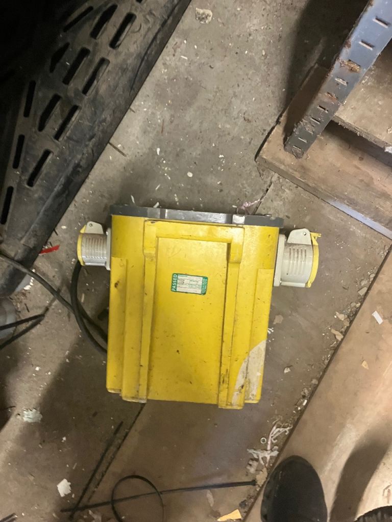AMS Portable Transformer Unit – Yellow, Fair Condition